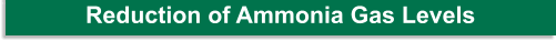 Reduction of Ammonia Gas Levels